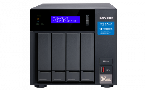 QNAP TVS-472XT NAS Torre Ethernet i3-8100T