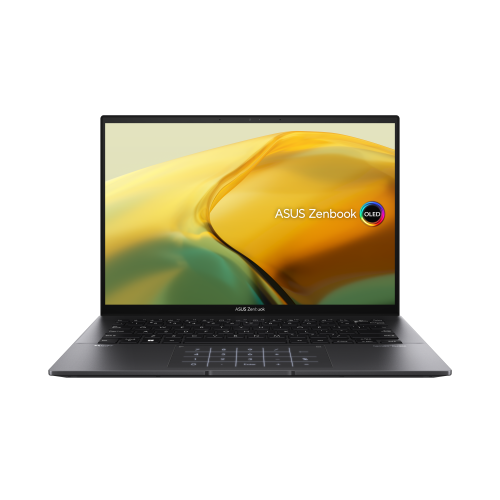 ASUS ZenBook 14 OLED UM3402YA-KM512WS - Ordenador Portátil 14" 2.8K 90Hz (AMD Ryzen 7 7730U, 16GB RAM, 512GB SSD, Radeon Graphics, Windows 11 Home) Negro Jade - Teclado QWERTY español