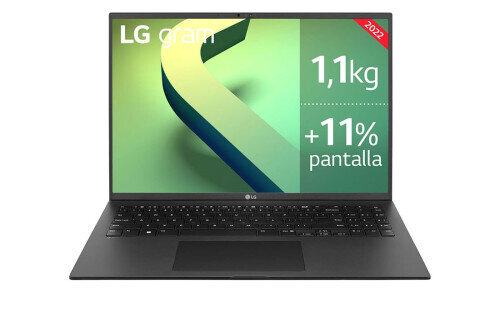 LG 16Z90Q-G.AD78B ordenador portatil i7-1260P Portátil 40,6 cm (16") WQXGA Intel® Core™ i7 32 GB LPDDR5-SDRAM 1000 GB SSD Wi-Fi 6E (802.11ax) Windows 11 Home Negro