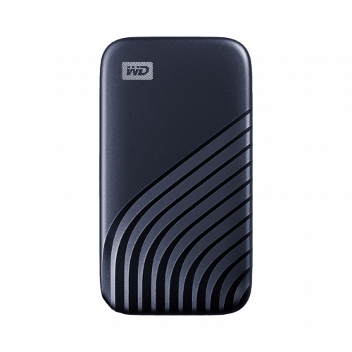 SANDISK MY PASSPORT TM SSD 2TB MIDNIGHT BLUE, 1050MB/S READ, 1000MB/S WRITE, PC & MAC COMPATIABLE