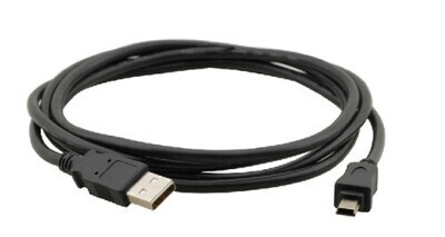 Kramer Electronics USB-A (M) to USB Mini-B 5-pin (M) 2.0, 0.9m cable USB 0,9 m USB 2.0 USB A Mini-USB B Negro