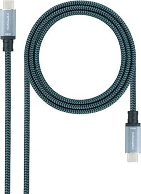 NANOCABLE CABLE USB 3.1 GEN2 10GBPS 5A, 4K/60HZ, USB-C/M-USB