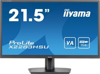 iiyama ProLite X2283HSU-B1 pantalla para PC 54,6 cm (21.5") 1920 x 1080 Pixeles Full HD LCD