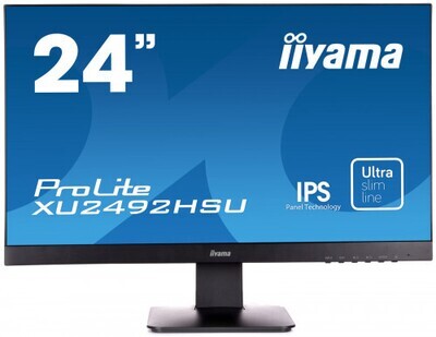 iiyama ProLite XU2492HSU 60,5 cm (23.8") 1920 x 1080 Pixeles Full HD LED Negro