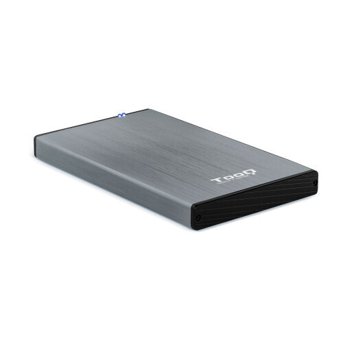 TooQ TQE-2527G caja para disco duro externo Caja de disco duro (HDD) Negro, Gris 2.5"