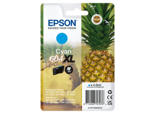 Epson 604XL cartucho de tinta 1 pieza(s) Compatible Alto rendimiento (XL) Cian