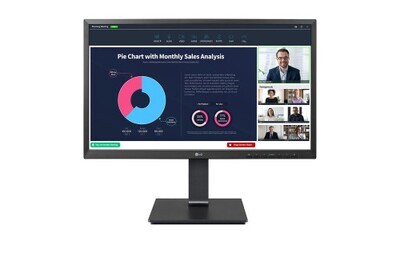 LG 24BP750C-B pantalla para PC 60,5 cm (23.8") 1920 x 1080 Pixeles Full HD LED Negro