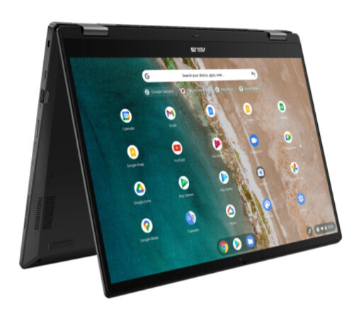 ASUS Chromebook Flip CX5 CX5601FBA-MC0015 - Portátil 15.6 ASUS Chromebook Flip CX5 CX5601FBA-MC0015 - Portátil 15.6" WUXGA (Core i5-1235U, 16GB RAM, 256GB SSD, UHD Graphics, Chrome OS) Gris mineral - Teclado QWERTY español