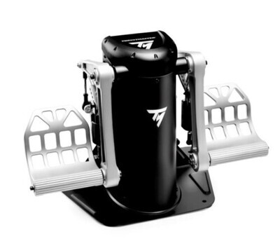 Thrustmaster TPR Rudder Negro, Plata USB Simulador de Vuelo Analógico PC