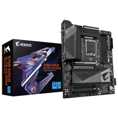 Gigabyte B760 AORUS ELITE AX DDR4 (rev. 1.0) Intel B760 Express LGA 1700 ATX
