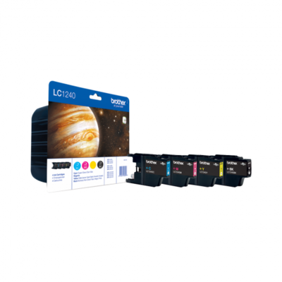 BROTHER CARTUCHO PACK 4 COLORES  LC-1240CBP