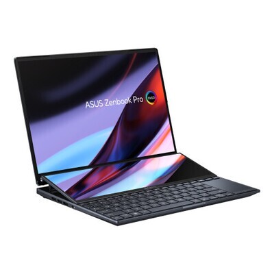 ASUS ZenBook Pro 14 Duo OLED OLED UX8402ZE-M3050W - Portátil 14.5" WQXGA+ (Core i7-12700H, 16GB RAM, 512GB SSD, GeForce RTX 3050 Ti 4GB, Windows 11 Home) Negro tecnológico- Teclado QWERTY español