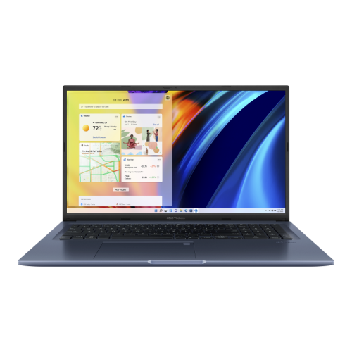ASUS VivoBook M1703QA-AU009W - Portátil 17.3 ASUS VivoBook M1703QA-AU009W - Portátil 17.3" Full HD (Ryzen 5 5600H, 16GB RAM, 512GB SSD, Radeon Graphics, Windows 11 Home) Azul tranquilo - Teclado QWERTY español