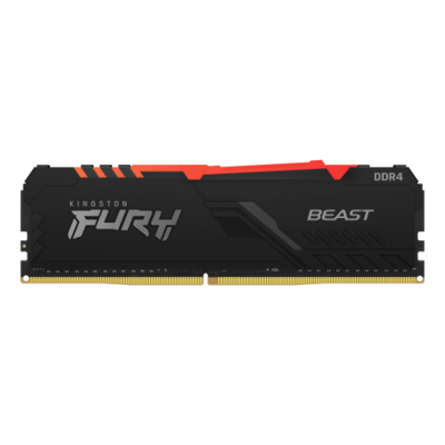 Kingston Technology FURY Beast RGB módulo de memoria 8 GB 1 x 8 GB DDR4 3600 MHz