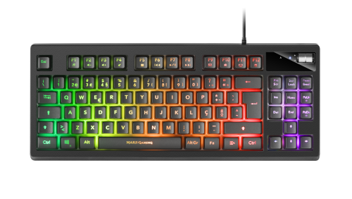 Mars Gaming MKAXPT teclado USB Portugués Negro