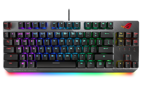 ASUS ROG Strix Scope NX TKL teclado USB QWERTY Español Negro, Gris