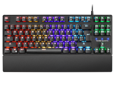 Mars Gaming MKXTKL teclado USB QWERTY Portugués Negro