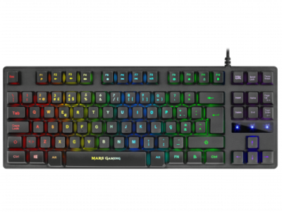 Mars Gaming MKTKL teclado USB QWERTY Portugués Negro