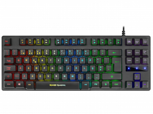 Mars Gaming MKTKL teclado USB QWERTY Portugués Negro
