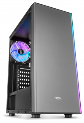 NOX Infinity Omega RGB Midi Tower Negro
