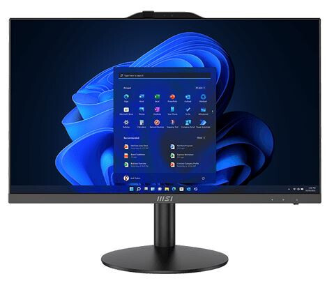 MSI AIO PRO AP242 12M-025EU. 23.8 MSI AIO PRO AP242 12M-025EU. 23.8" IPS LED FHD 16:9 (1920x1080). I5-12400. INTEL UHD GRAPHICS. SO-DIMM DDR4 16GB. 2 TOTAL SLOTS (64GB MAX). 256GB. W11 HOME. NEGRO