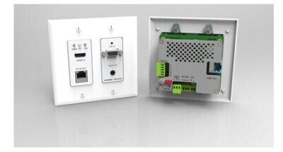KRAMER AVSM HDMI, VGA, RS-232, ETH & AUDIO HDBASET TX ACTIVE WALL PLATE - WP-20/EU(B)-86 (20-80332190)