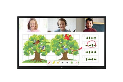 LG 55TR3BG-B pantalla de señalización Pantalla plana para señalización digital 139,7 cm (55") IPS 350 cd / m² Negro Pantalla táctil 16/7