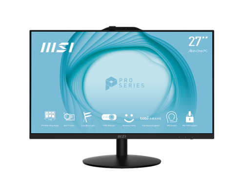 MSI PRO AP272 12M Intel® Core™ i5 68,6 cm (27 MSI PRO AP272 12M Intel® Core™ i5 68,6 cm (27") 1920 x 1080 Pixeles 16 GB DDR4-SDRAM 250 GB SSD PC todo en uno Windows 11 Home Wi-Fi 5 (802.11ac) Negro