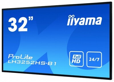 iiyama LH3252HS-B1 pantalla de señalización Pantalla plana para señalización digital 80 cm (31.5