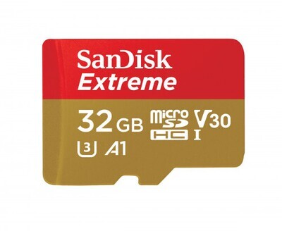 Sandisk Extreme memoria flash 32 GB MicroSDHC Clase 10 UHS-I