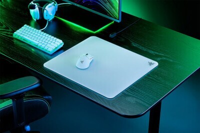 Razer Atlas Alfombrilla de ratón para juegos Blanco