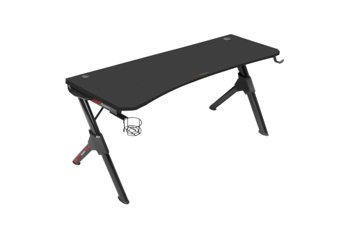 Mars Gaming MGD140 Negro Mesa Gaming 140cm Soportes Extra Alfombrilla Total