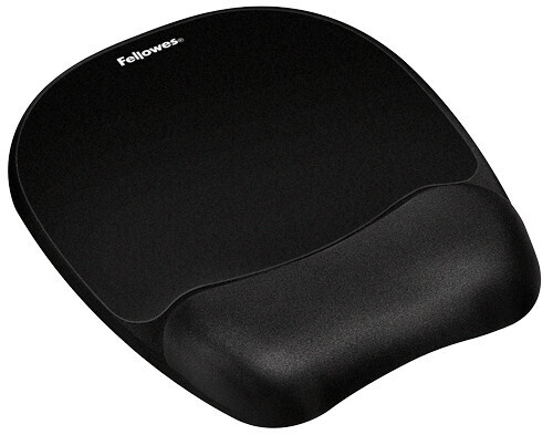 ALFOMBRILLA CON REPOSAMUÑECAS MEMORY FOAM NEGRO FELLOWES 9176501