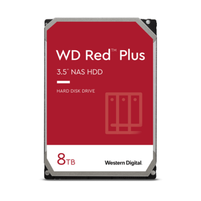 Western Digital Red Plus 3.5" 8000 GB Serial ATA III