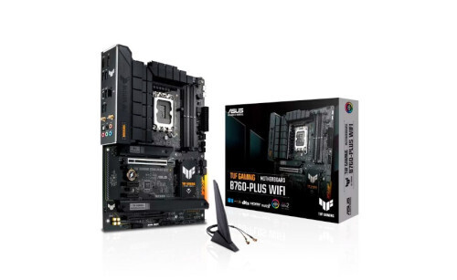 PLACA ASUS TUF GAMING B760-PLUS WIFI,INTEL,1700,B760,4DDR5,128GB,HDMI+DP,4SATA+3M.2,4USB 3.2+1USB-C,2.5GB+WIFI6E+BT5.2,ATX