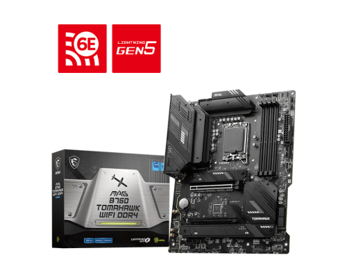 MSI MAG B760 TOMAHAWK WIFI DDR4 placa base LGA 1700 ATX