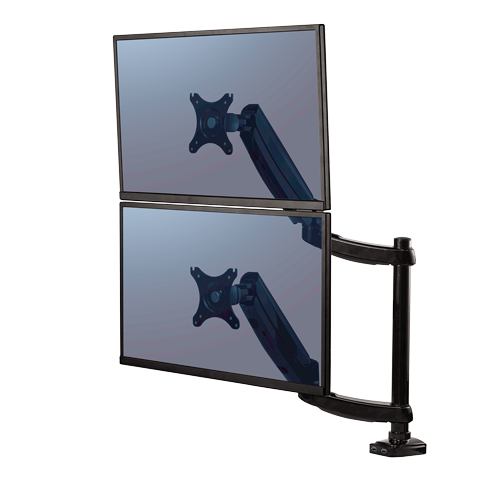 BRAZO PARA MONITOR DOBLE EN VERTICAL PLATINUM SERIES FELLOWES 8043401