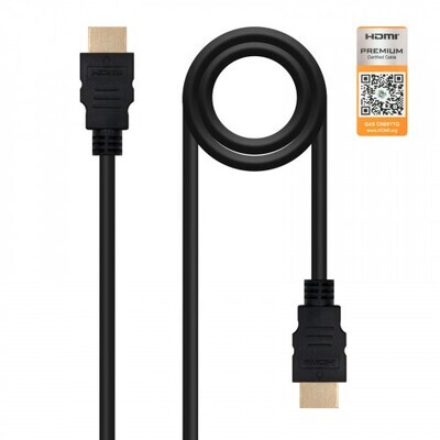 Nanocable HDMI V2.0, 1.5m cable HDMI 1,5 m HDMI tipo A (Est�ndar) Negro