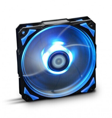 NOX H-Fan LED Carcasa del ordenador Ventilador 12 cm Negro, Azul, Blanco