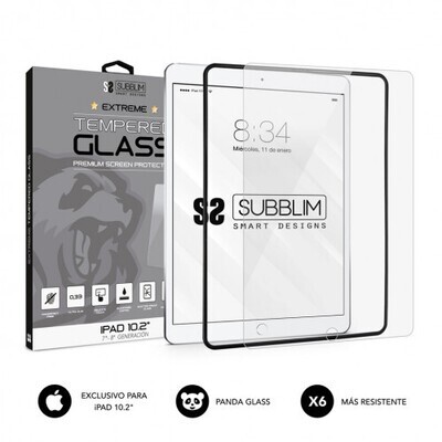 SUBBLIM Protector de Cristal Templado Extreme Tempered Glass IPAD 10.2