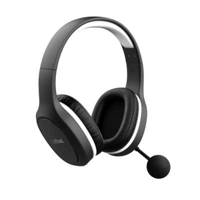 Trust GXT 391 Thian Auriculares Inalámbrico y alámbrico Diadema Juego USB Tipo C Negro, Blanco