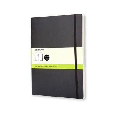 LIBRETA CLASICA TAPA BLANDA NEGRA XL (19X25CM) LISA MOLESKINE QP623