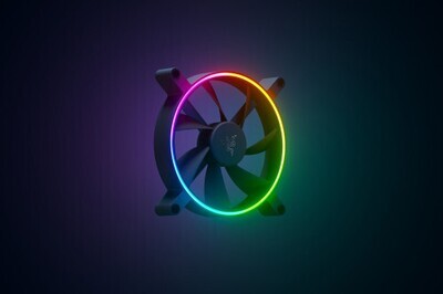 Razer Kunai Chroma Carcasa del ordenador Ventilador 14 cm Negro