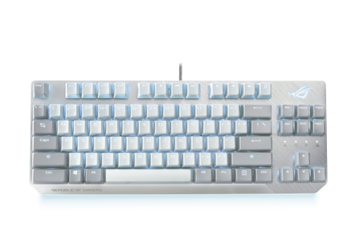 ASUS ROG Strix Scope NX TKL Moonlight White teclado USB Español Blanco