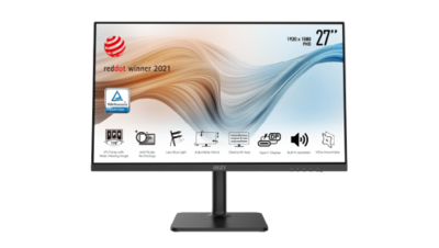 MSI Modern MD271P 68,6 cm (27") 1920 x 1080 Pixeles Full HD LCD Negro