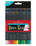 ESTUCHE 36 LÁPICES DE COLORES BLACK EDITION. FABER CASTELL 116436