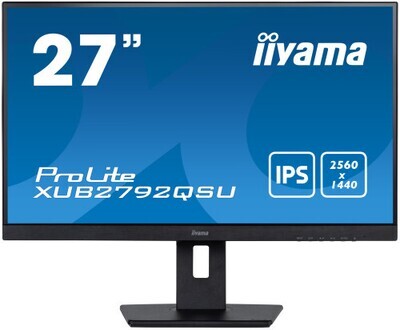 iiyama XUB2792QSU-B5 pantalla para PC 68,6 cm (27") 2560 x 1440 Pixeles Full HD LED Negro