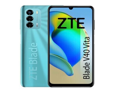 ZTE BLADE V40 VITA VERDE 4G / 6,745 HD+ / OC 1,6GHZ / 128GB ROM / MEMORY FUSION TECHNOLOGY 4GB / 48+2+2MP