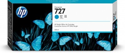 HP 727 CARTUCHO DE TINTA HP727 CIAN (F9J76A)