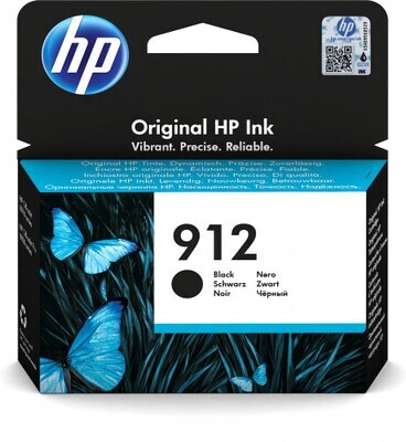 HP 912 CARTUCHO DE TINTA HP912 NEGRO (3YL80AE)